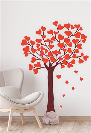 Kalpli Ağaç Çocuk Odası Sticker Seti (75x100 cm)
