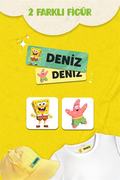 Kıyafet Etiketi - Okul Kıyafetlerine Kişiye Özel 30 Saniyede Kolay Uygulama Yıkanabilir Sünger Dob