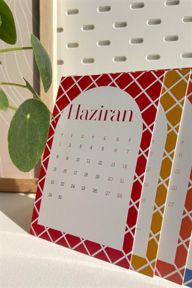 Modern Tarz 2026 Masa Takvimi | Minimal Desenli 12 Sayfa | Ofis & Ev Dekor Takvimi Yılbaşı Hediyesi