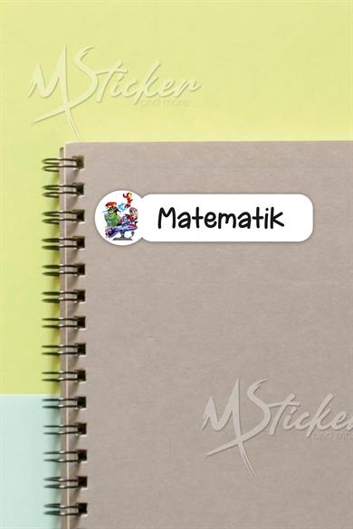Okul Ders Etiketi Marvel Temalı 26 adet 8 cm Okul Ders Etiketi