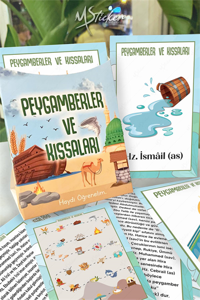 Peygamberler ve Kıssaları Eğitici Kutulu Standlı Öğretici kartlar Seti, Peygamberlerimizi Tanıyalım