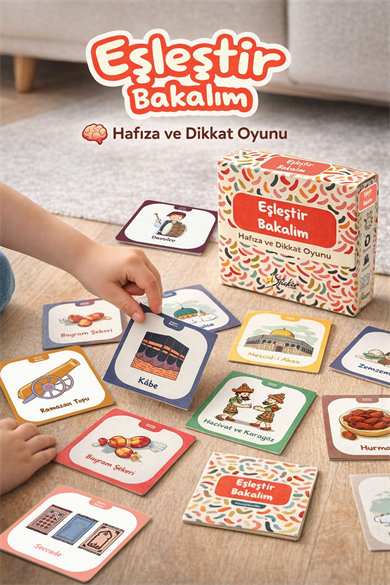 Ramazan Ayı Sticker Oyun ve Etkinlik Seti, 4 Lü Set Çocuklar için Ramazan Süsleme ve Etkinlik Seti2