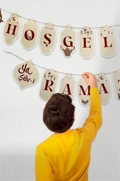 Ramazan Ayı Sticker Oyun ve Etkinlik Seti,7 li set Çocuklar için Ramazan Süsleme ve Etkinlik Seti6