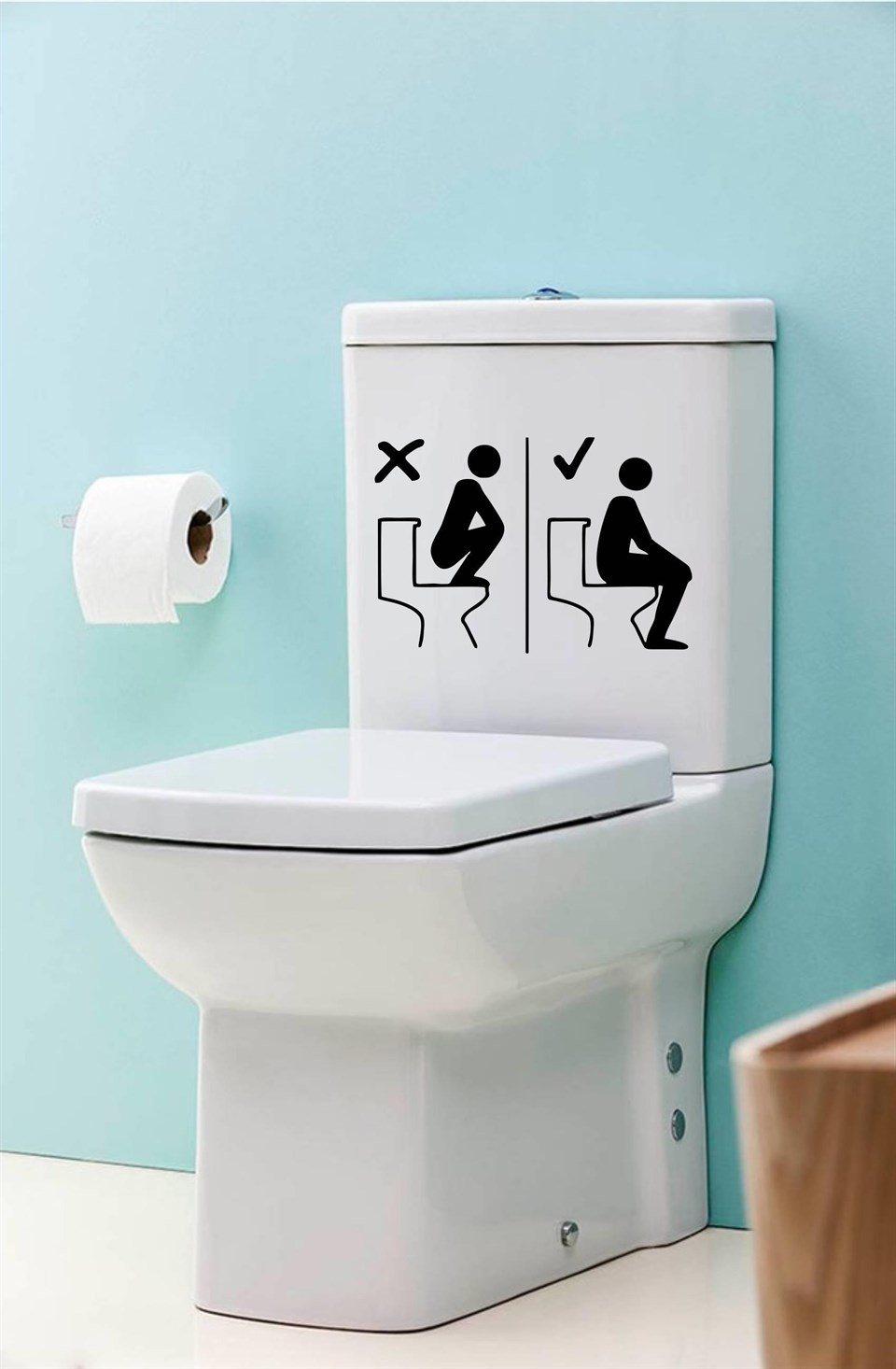 Eğlenceli Klozet Kapağı ve Banyo Sticker