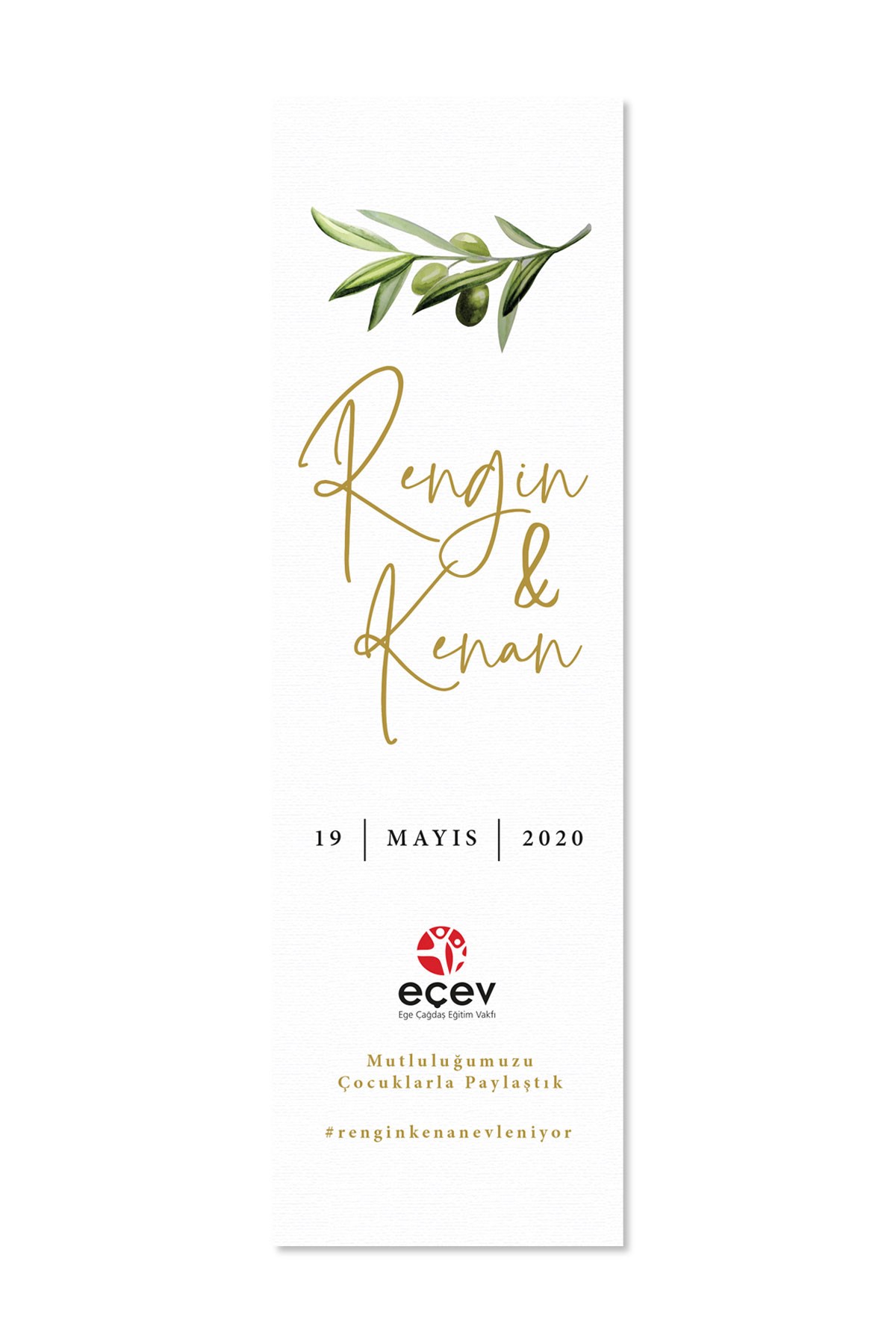 Ege'nin Ruhu Temalı Kitap Ayracı