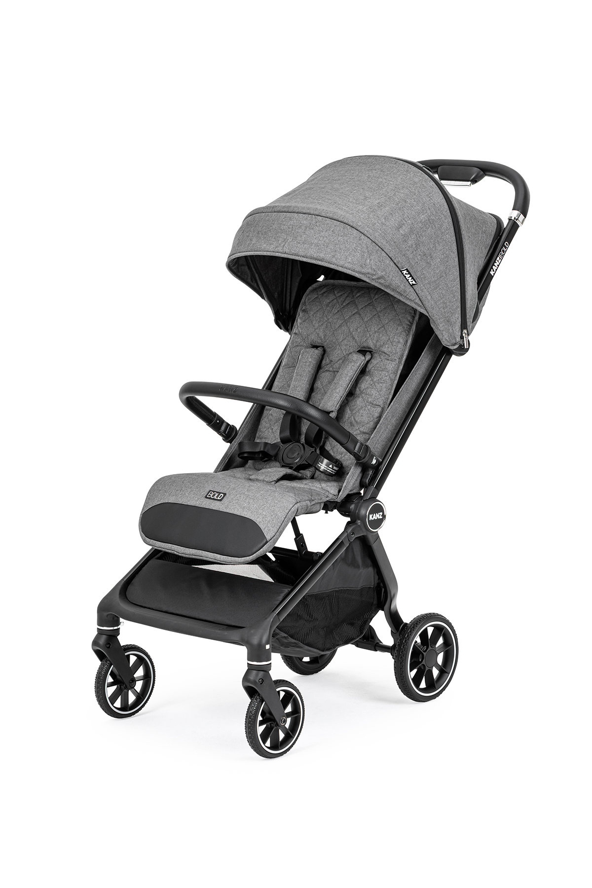 Kanz Bold Autofold Kabin Boy Bebek Arabası Steel Grey