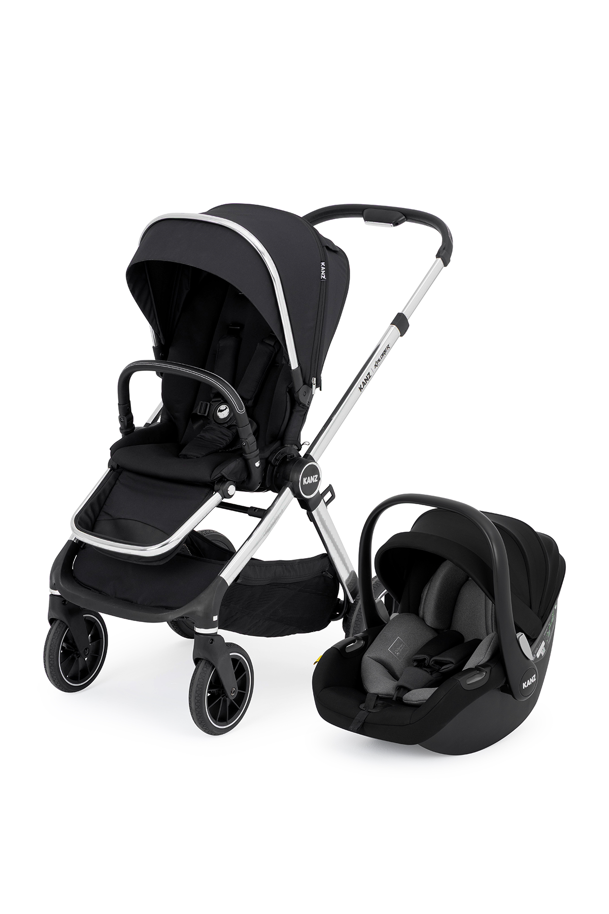 Kanz Explorer Autofold Travel Sistem Bebek Arabası Cole Black