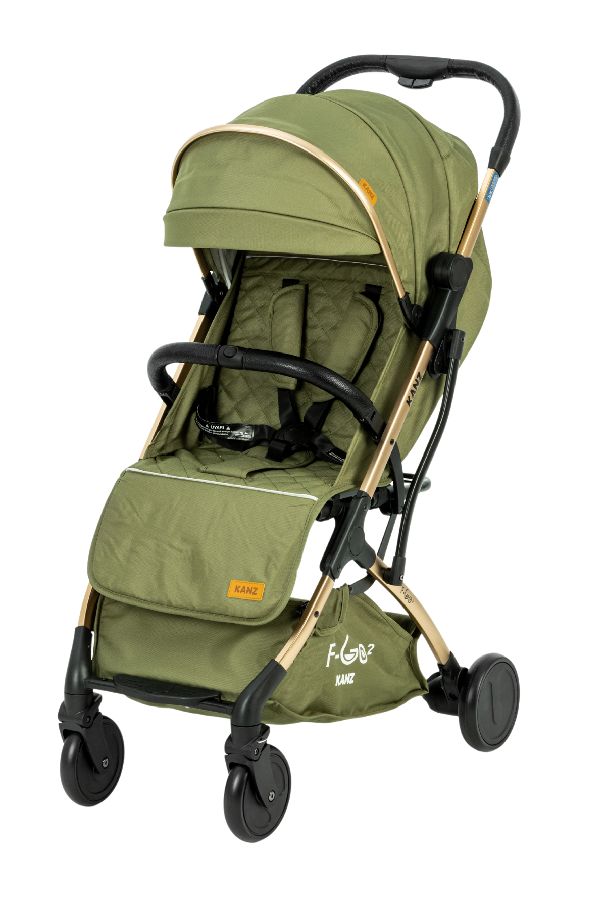 Kanz f-Go2 Kabin Boy Bebek Arabası Gold Yeşil