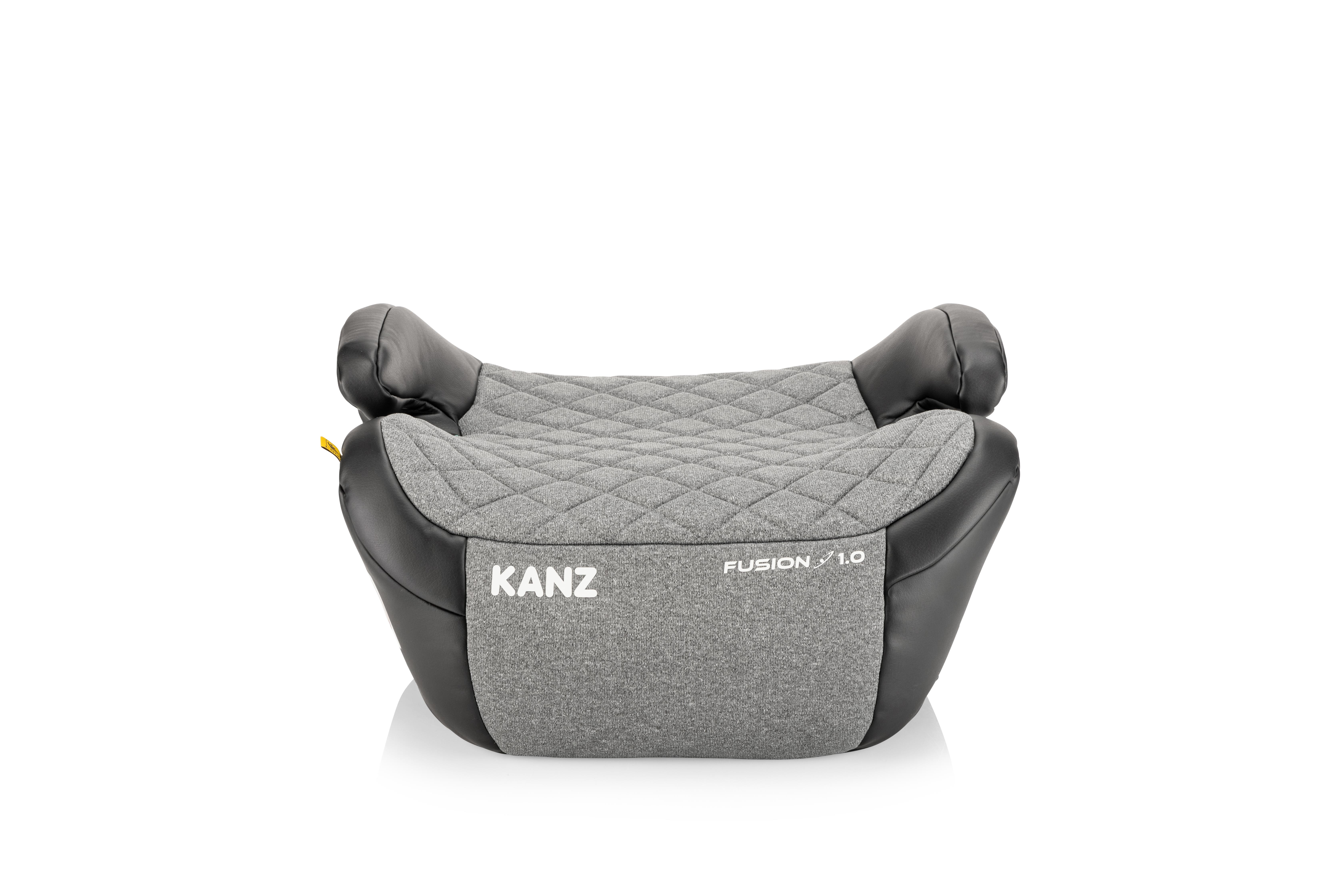 Kanz Fusion Emniyet Kemeri İle Kullanılabilen İsofixli Oto Koltuğu Yükselticisi Gri