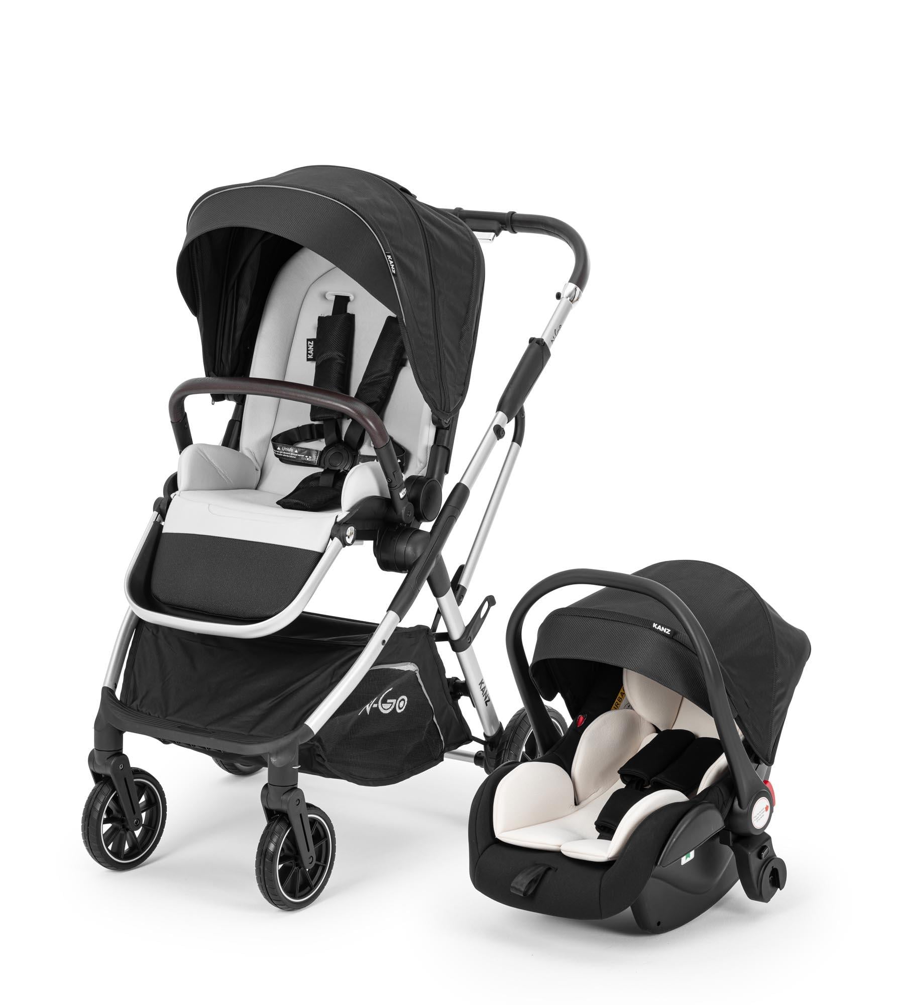 Kanz n-Go Travel Sistem Bebek Arabası Siyah
