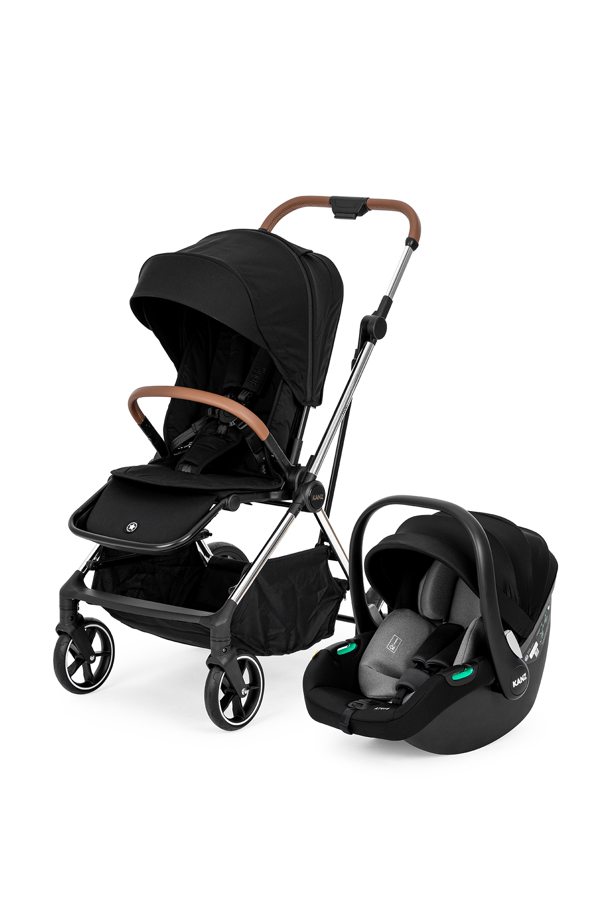 Kanz Snap Travel Sistem Bebek Arabası Darkness Black