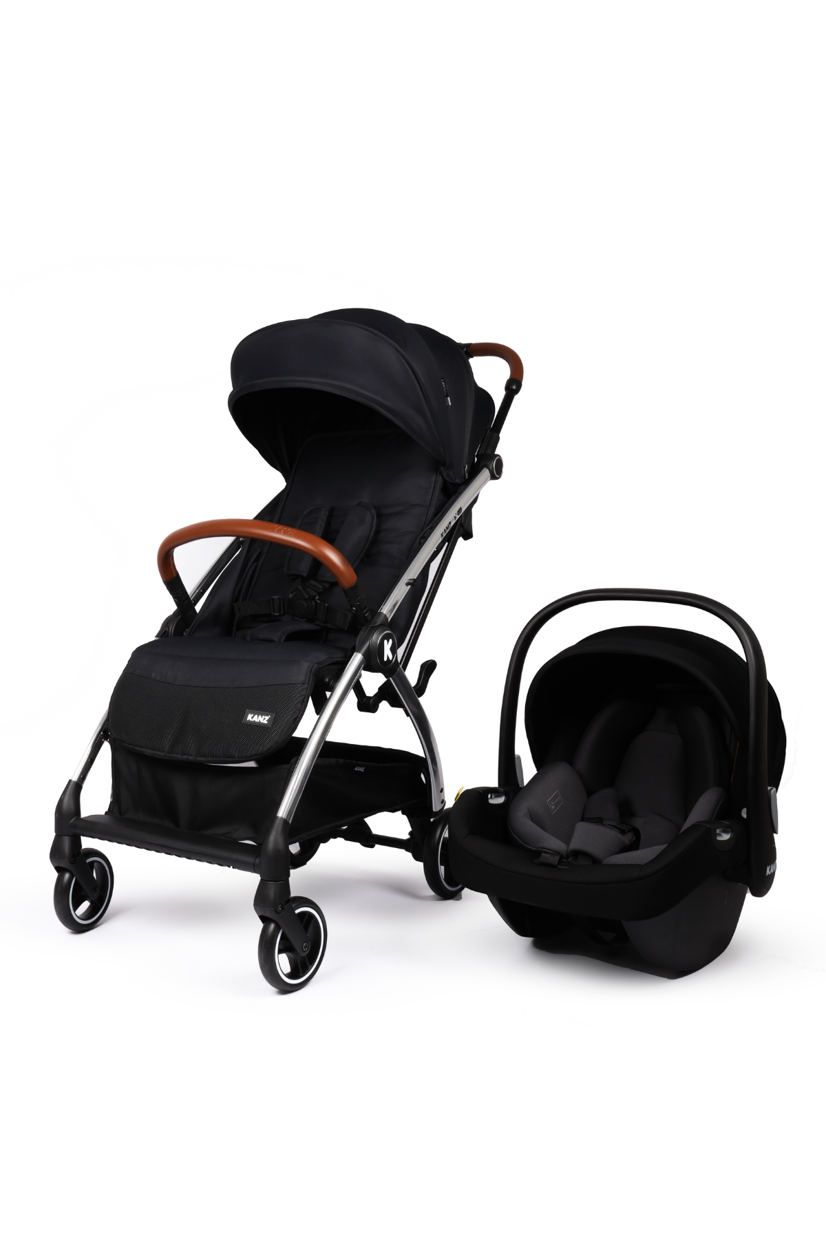 Kanz Xflip Autofold Travel Sistem Bebek Arabası Deeply Black