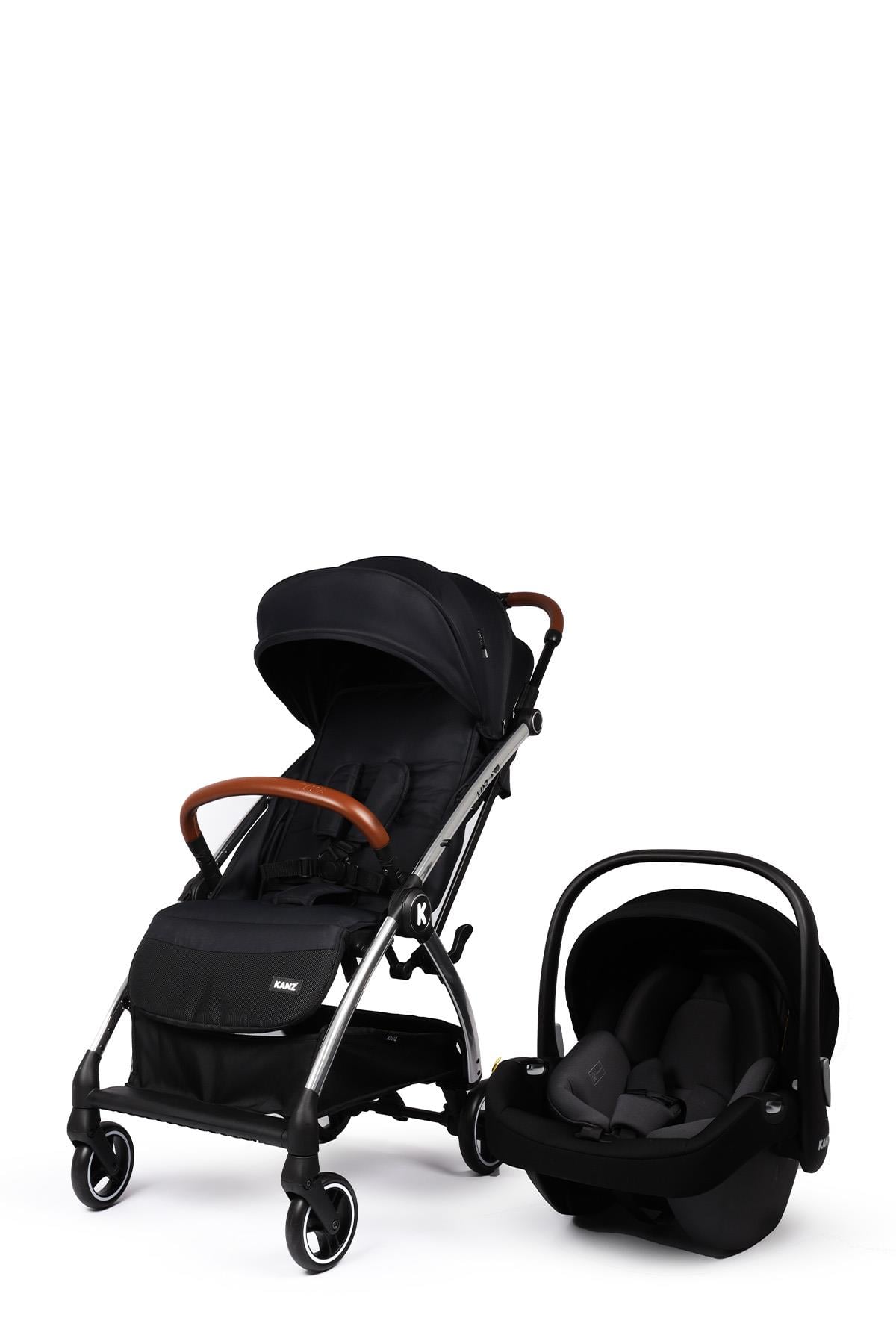 Kanz Xflip Travel Sistem Bebek Arabası Deeply Black