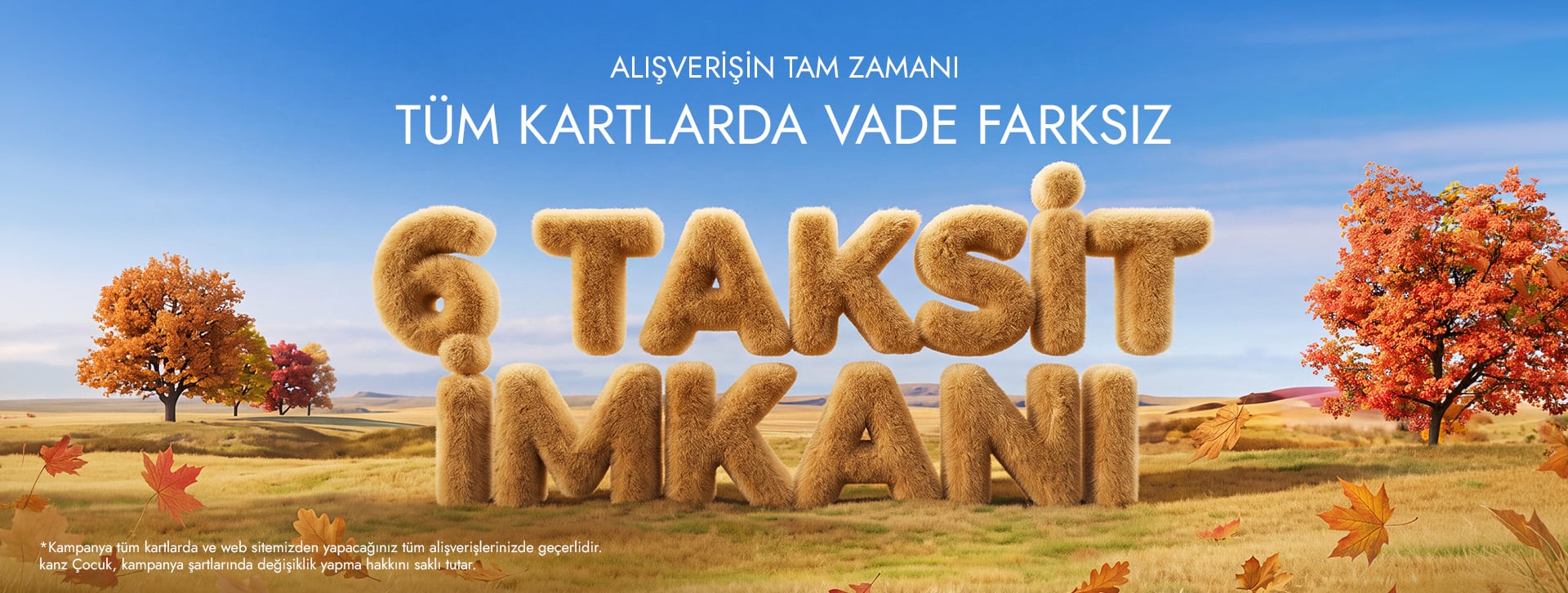 KANZ taksit kampanyası