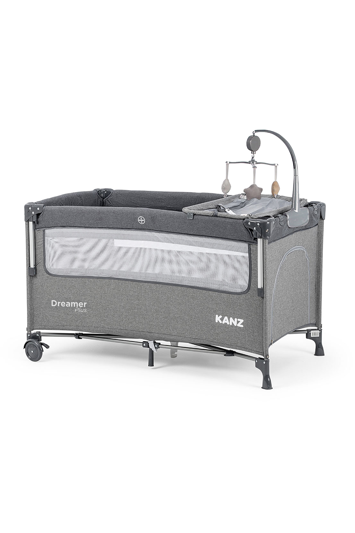 Kanz Dreamer Plus Anne Yanı Park Yatak Ve Oyun Parkı Gri
