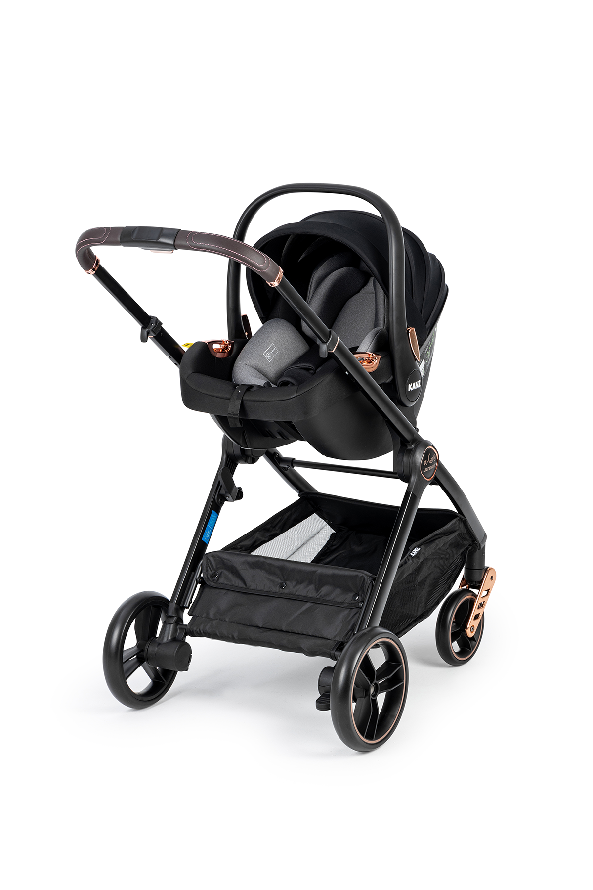 KZ XGO ULTIMATE KANZ BEBEK ARABASI TRV ROSEGOLD-SIYAH