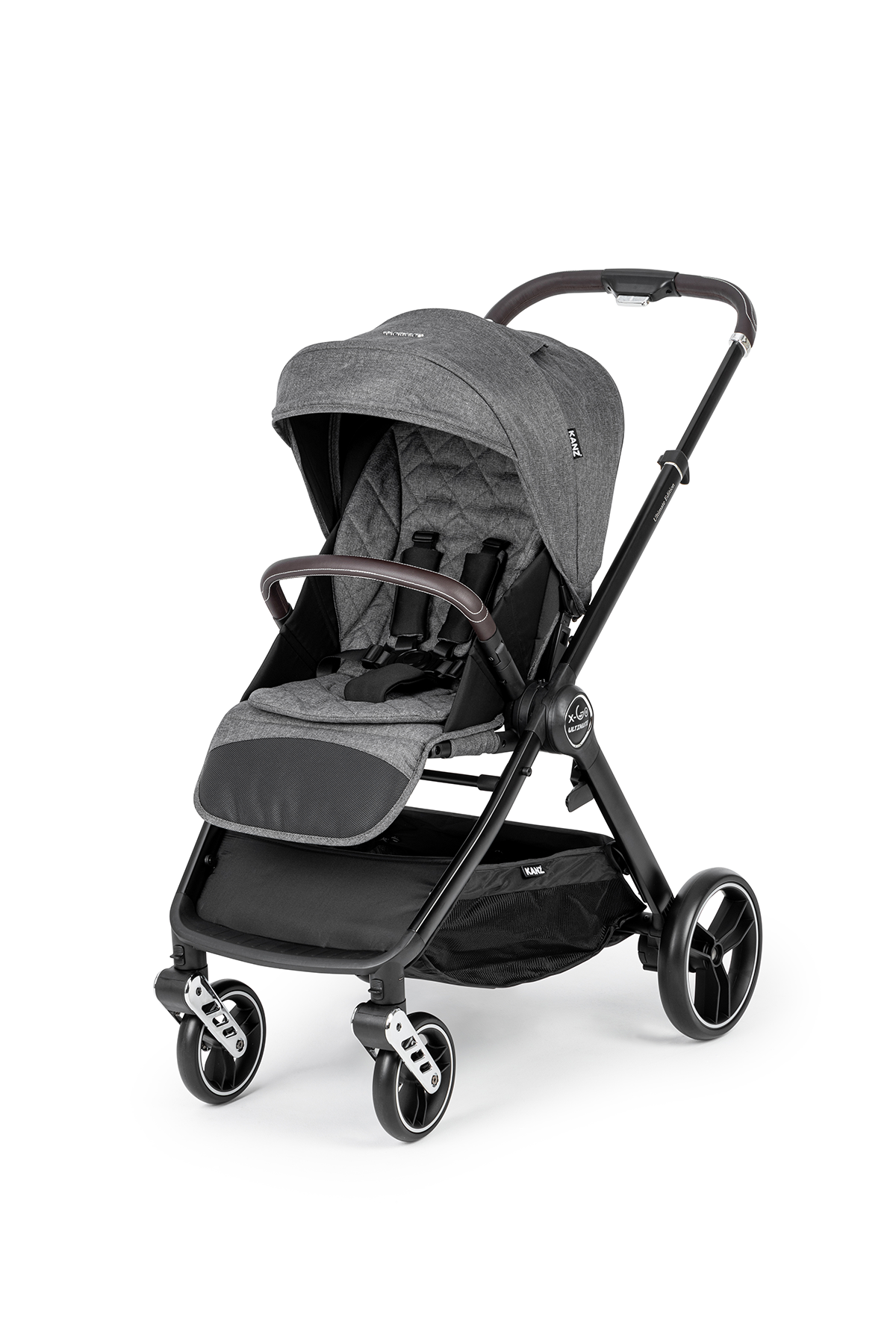 Kanz x-Go Ultimate Travel Sistem Bebek Arabası Silver Gri