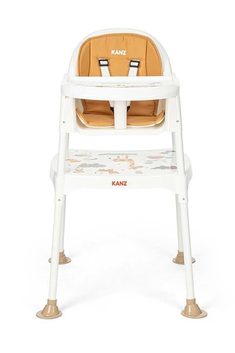 Kanz Yummy 3 in 1 Çalışma Masalı Mama Sandalyesi Beyaz