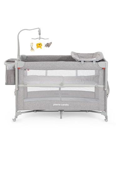 Pierre Cardin Gaia Plus Anne Yanı Park Yatak 110x70 Gri
