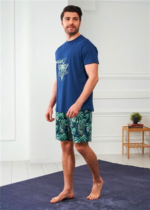 Мужская пижама с шортами  - 13186