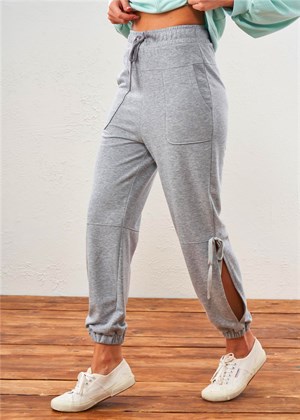 Спортивные штаны женские брюки бананы спорт с завязками- 40080