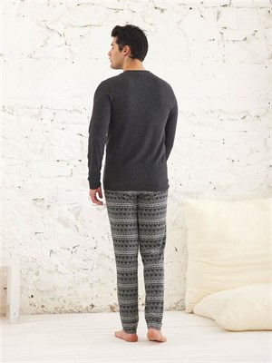 Мужская пижама с брюками- 10288
