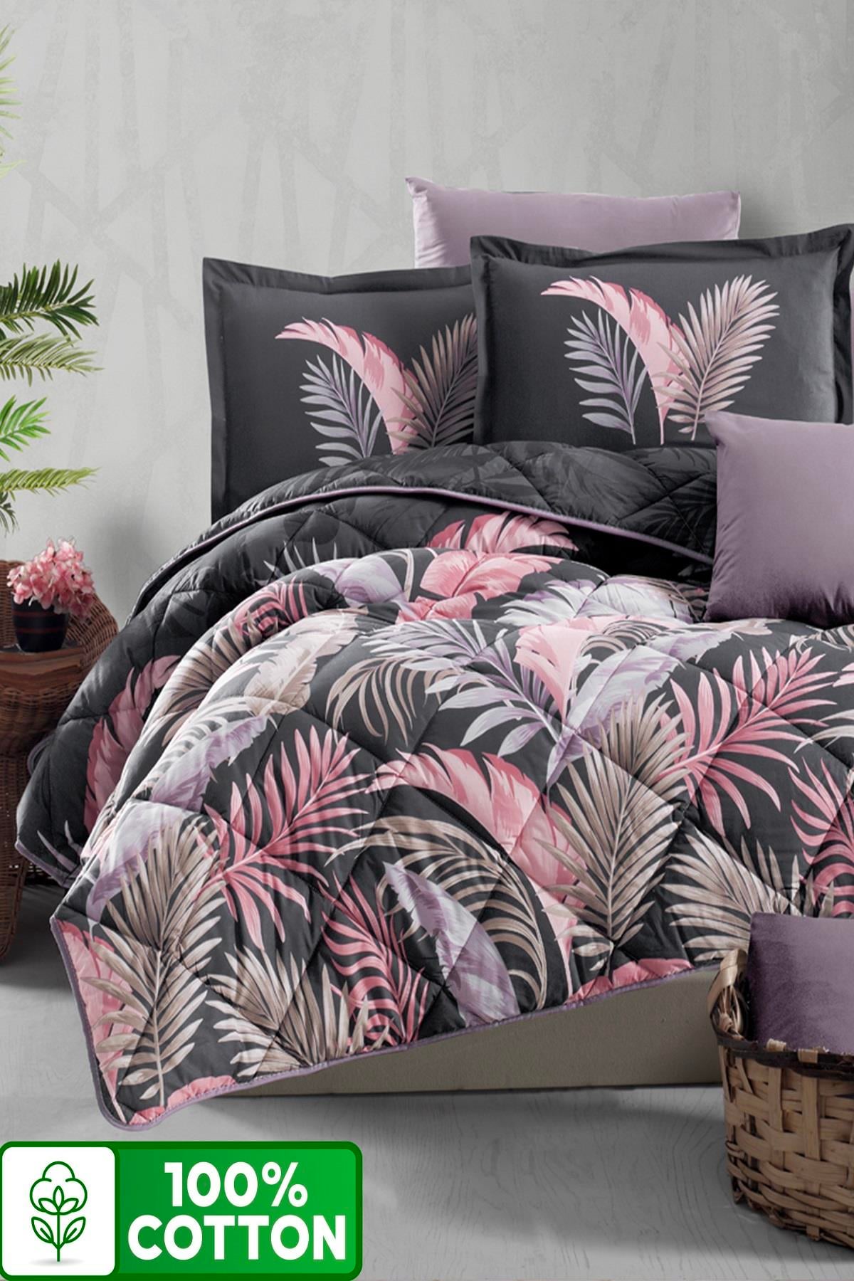 Clasy Ranforce %100 Pamuk Battal Boy Uyku Seti 260x240 cm Hena