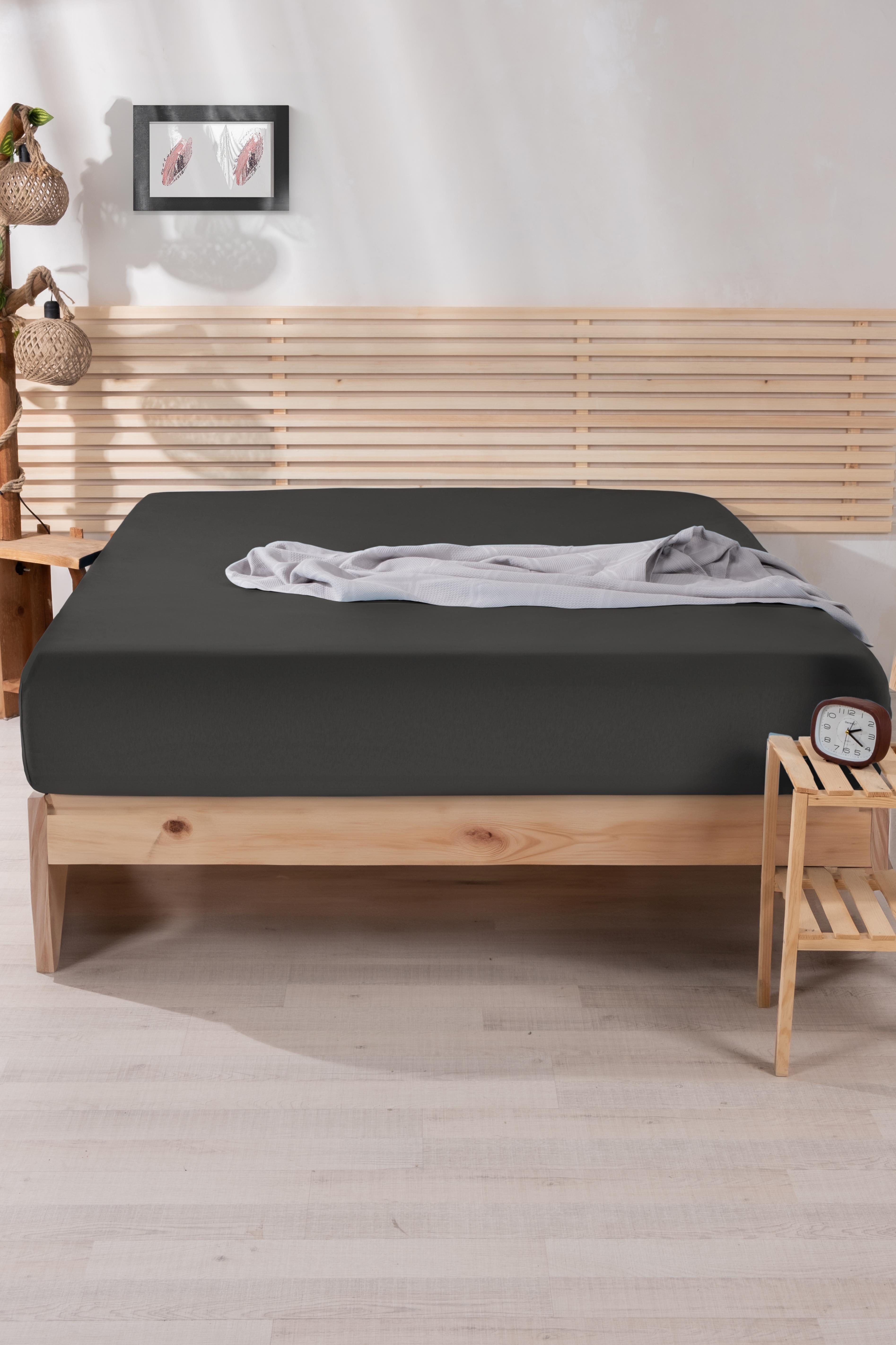Nordqueen Ranforce %100 Pamuk Tek Kişilik 120*200 Lastikli Çarşaf V1 Füme