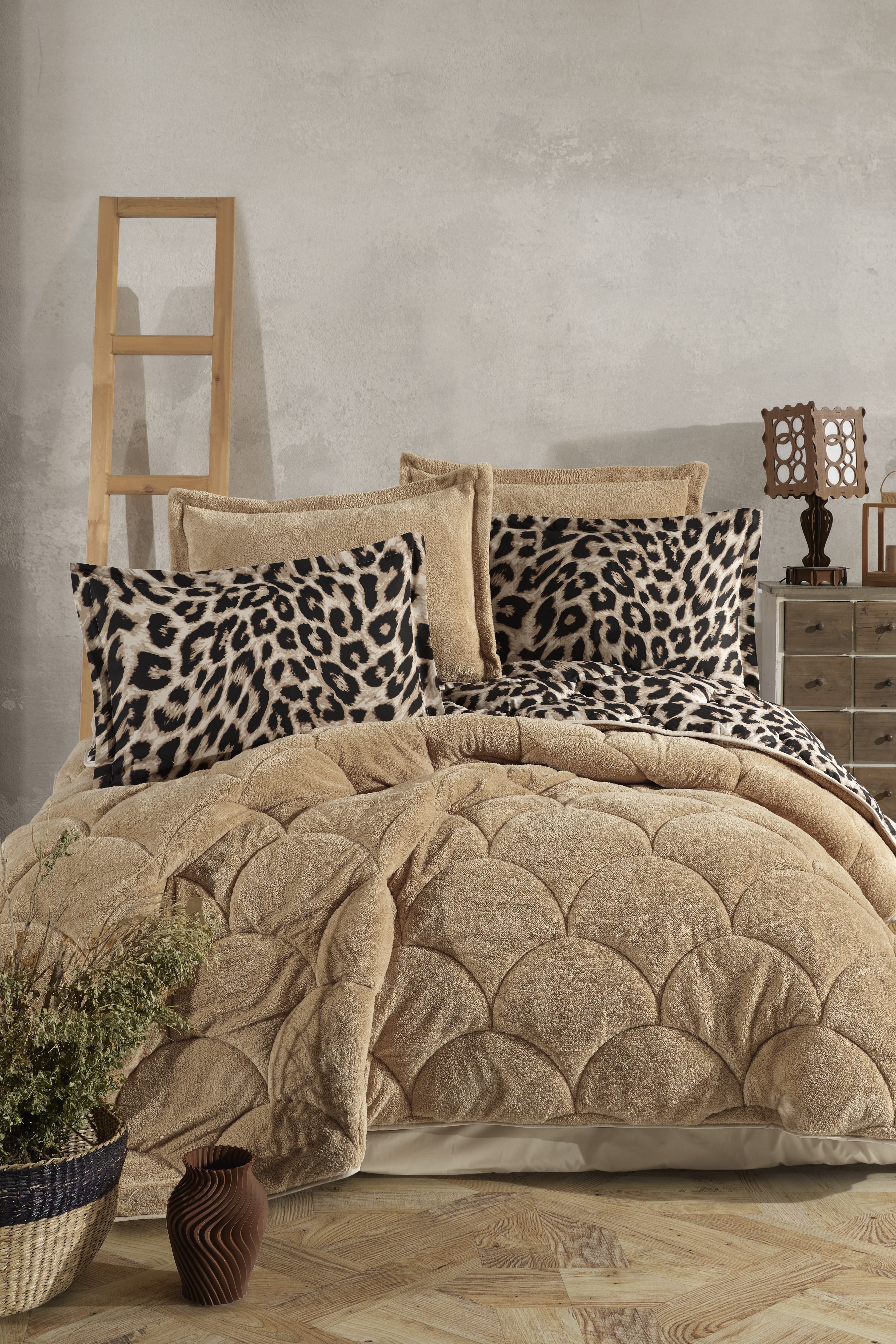 Nordqueen Wellsoft Battal Boy (King Size) Çift Taraflı Uyku Seti 240x200 cm Leo