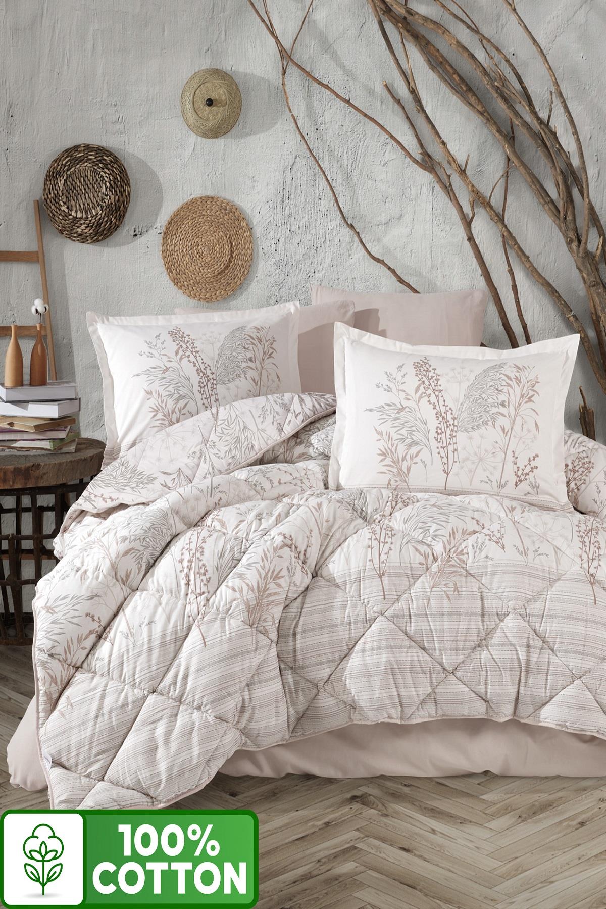 Clasy Ranforce %100 Pamuk Battal Boy Uyku Seti 260x240 cm Betina
