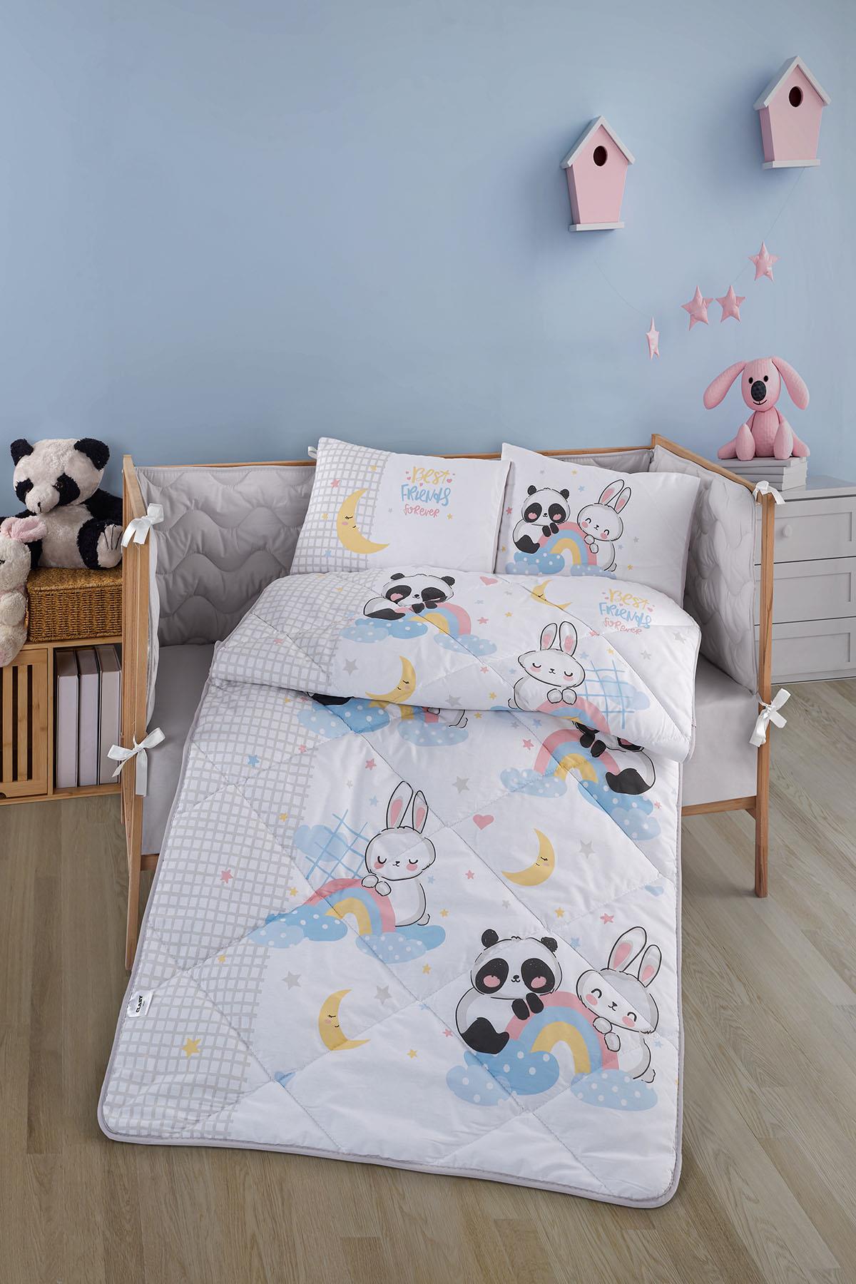 Clasy Ranforce %100Pamuk Bebek Uyku Seti Best Friends