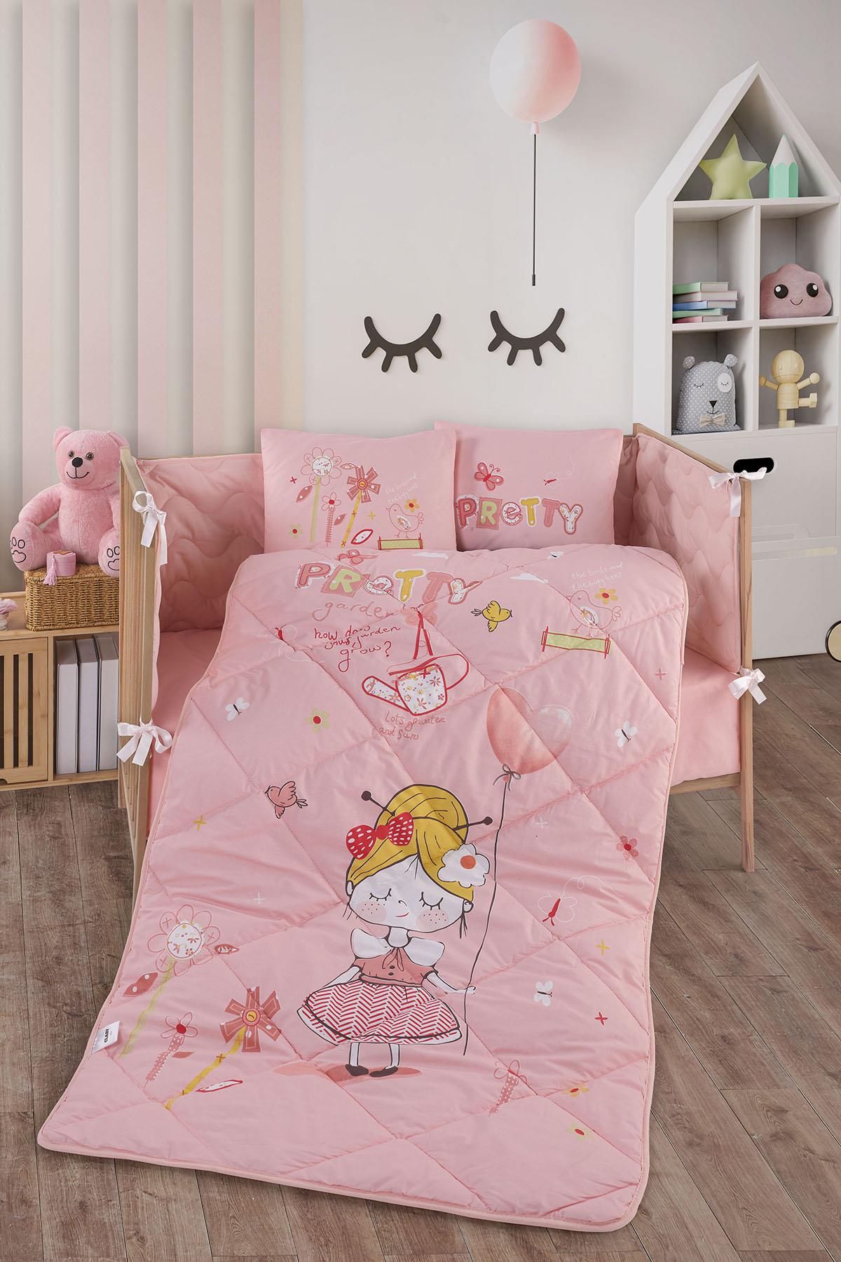 Clasy Ranforce %100Pamuk Bebek Uyku Seti Pretty