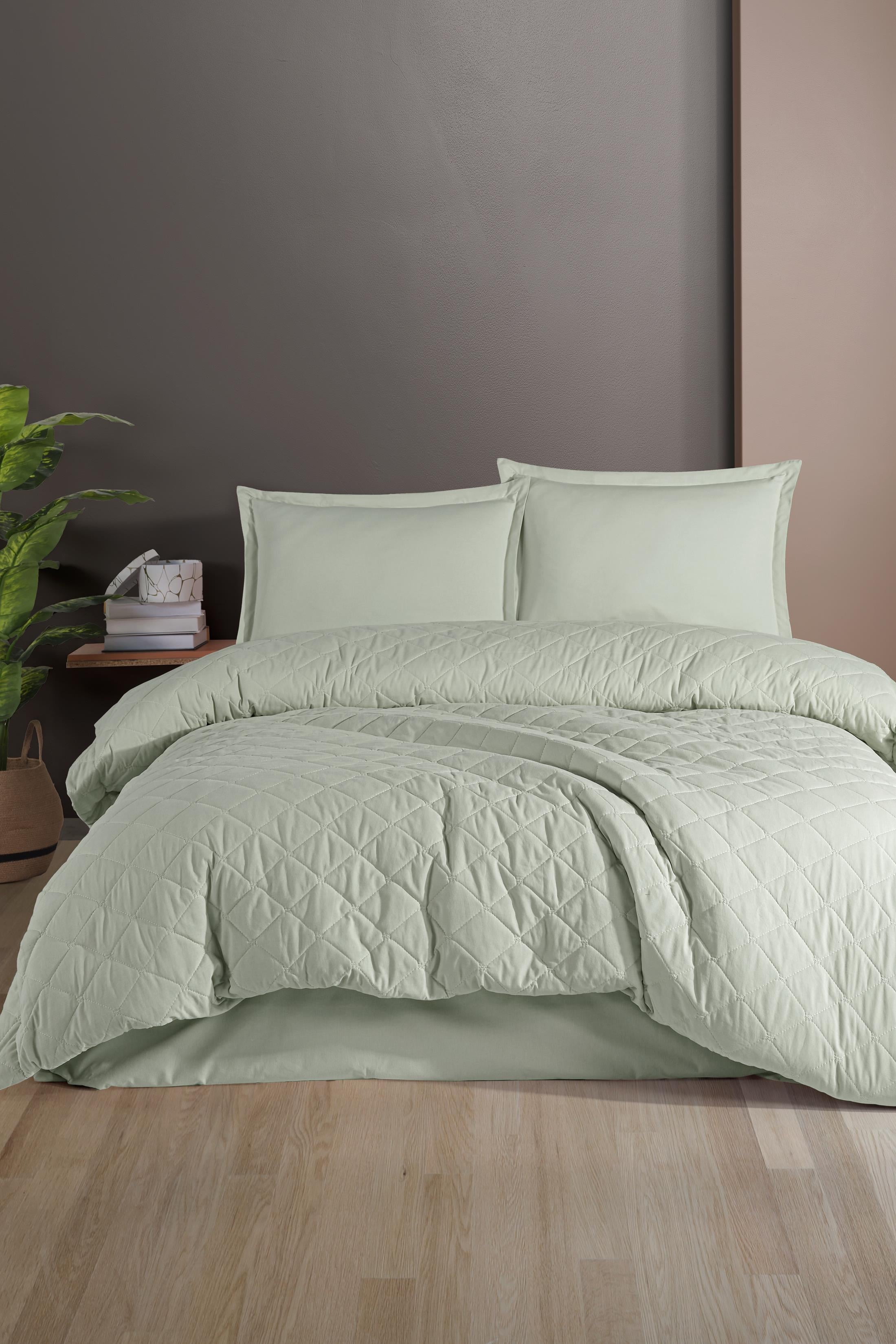 Nordqueen Ranforce %100 Pamuk Çift Kişilik Dört Mevsim Set Etta V2 Ada Çayı
