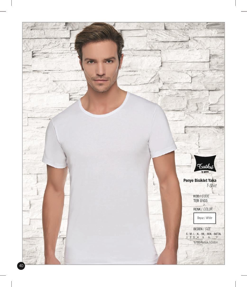 TUTKU ERK.BİSİKLET YAKA *6 /  0103 -BYZ -4