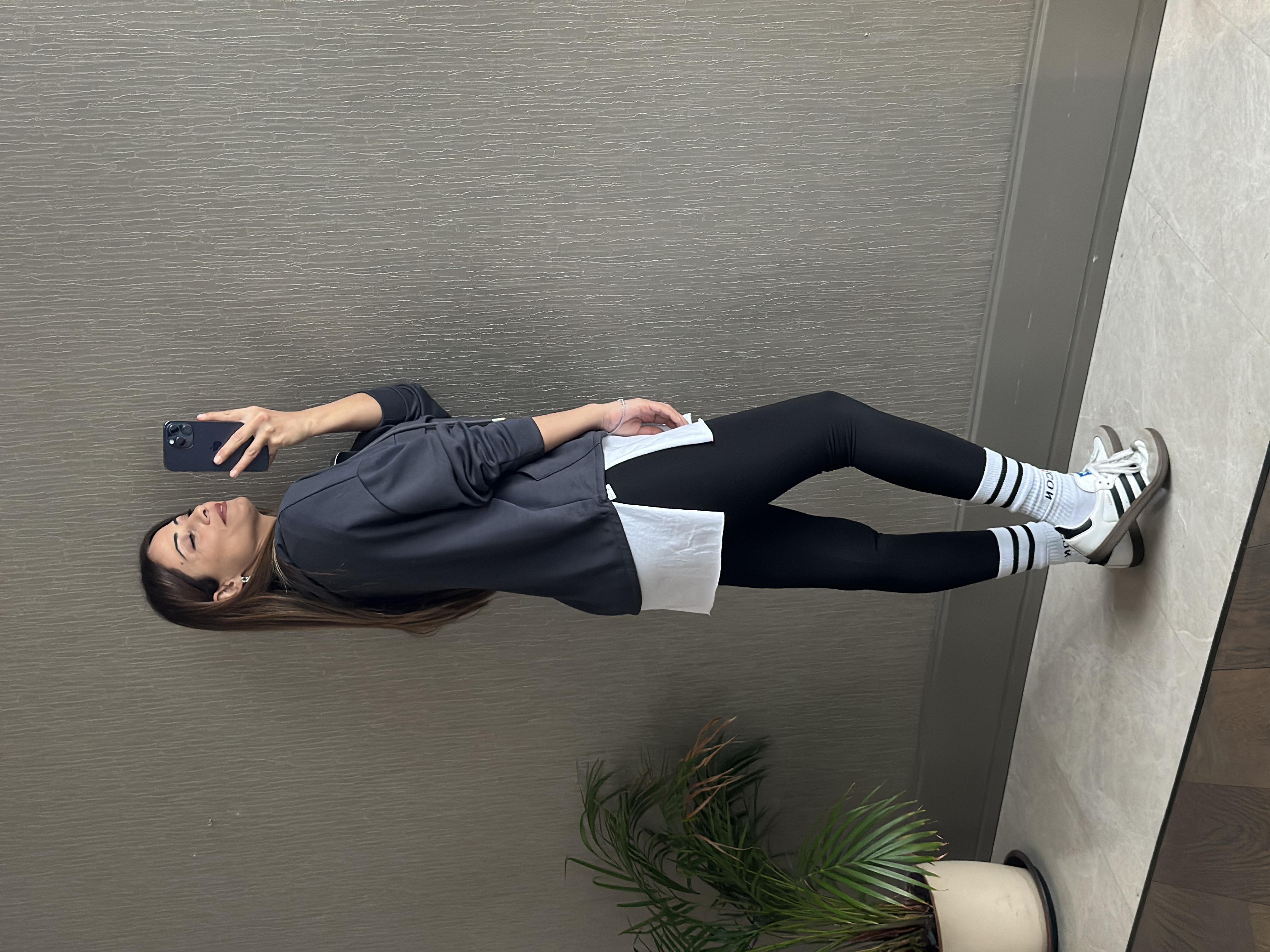 Antrasit Kapüşonlu Yarım Fermuarlı Kanguru Cep Modal Kadın Sweatshirt
