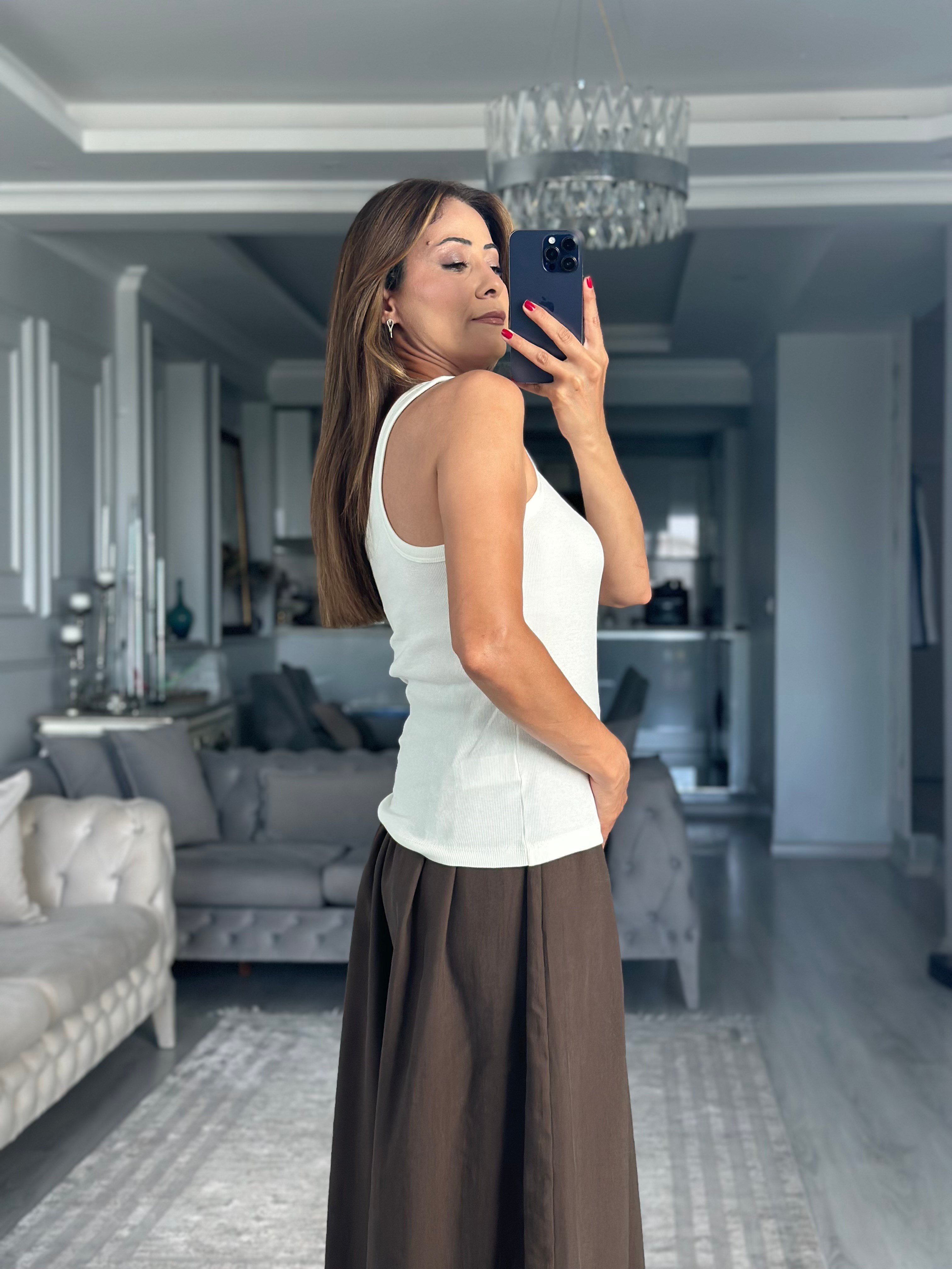 Beyaz Tek Omuz Fitilli Kaşkorse Kadın Body