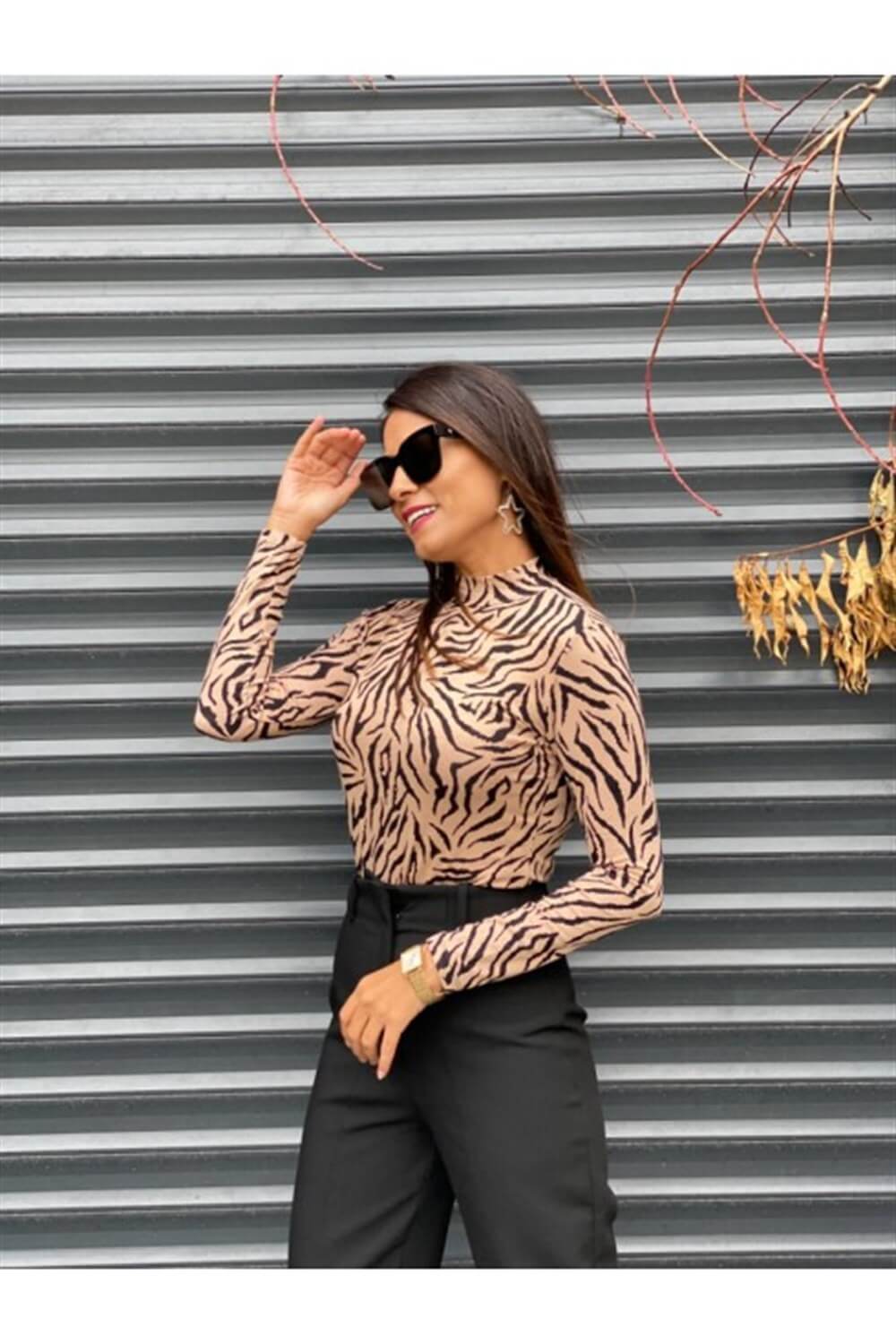 Camel Zebra Dik Yaka Body