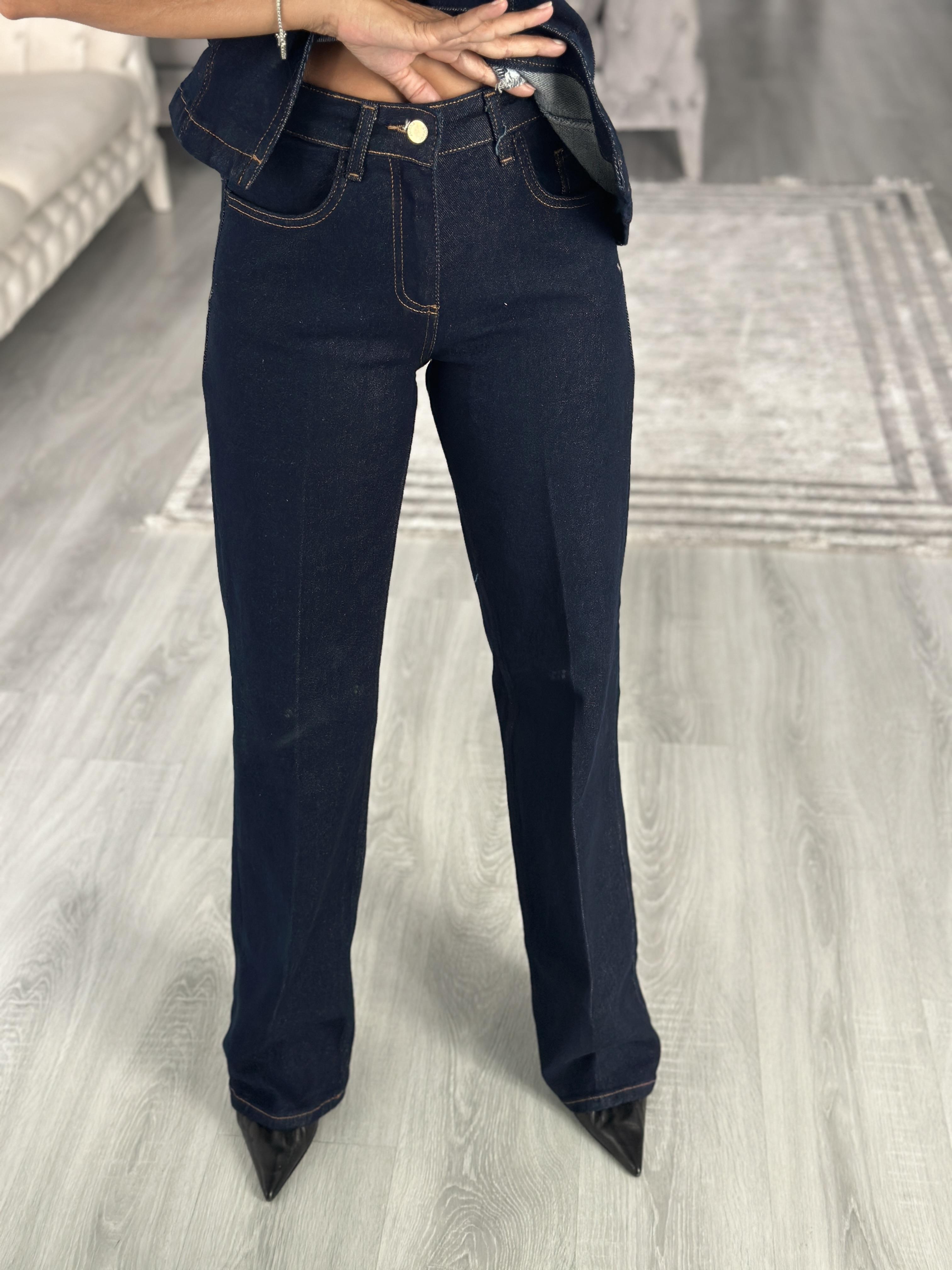 Dark Blue Karol Kadın Jean Pantolon