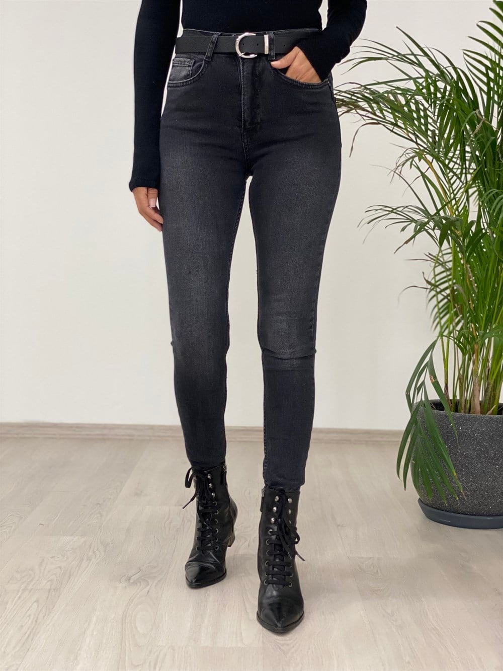 Füme Push Up Fit Kadın Jean Pantolon
