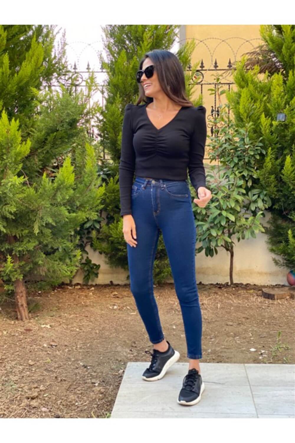 Lacivert Jamie Skinny Kadın Jean Pantolon
