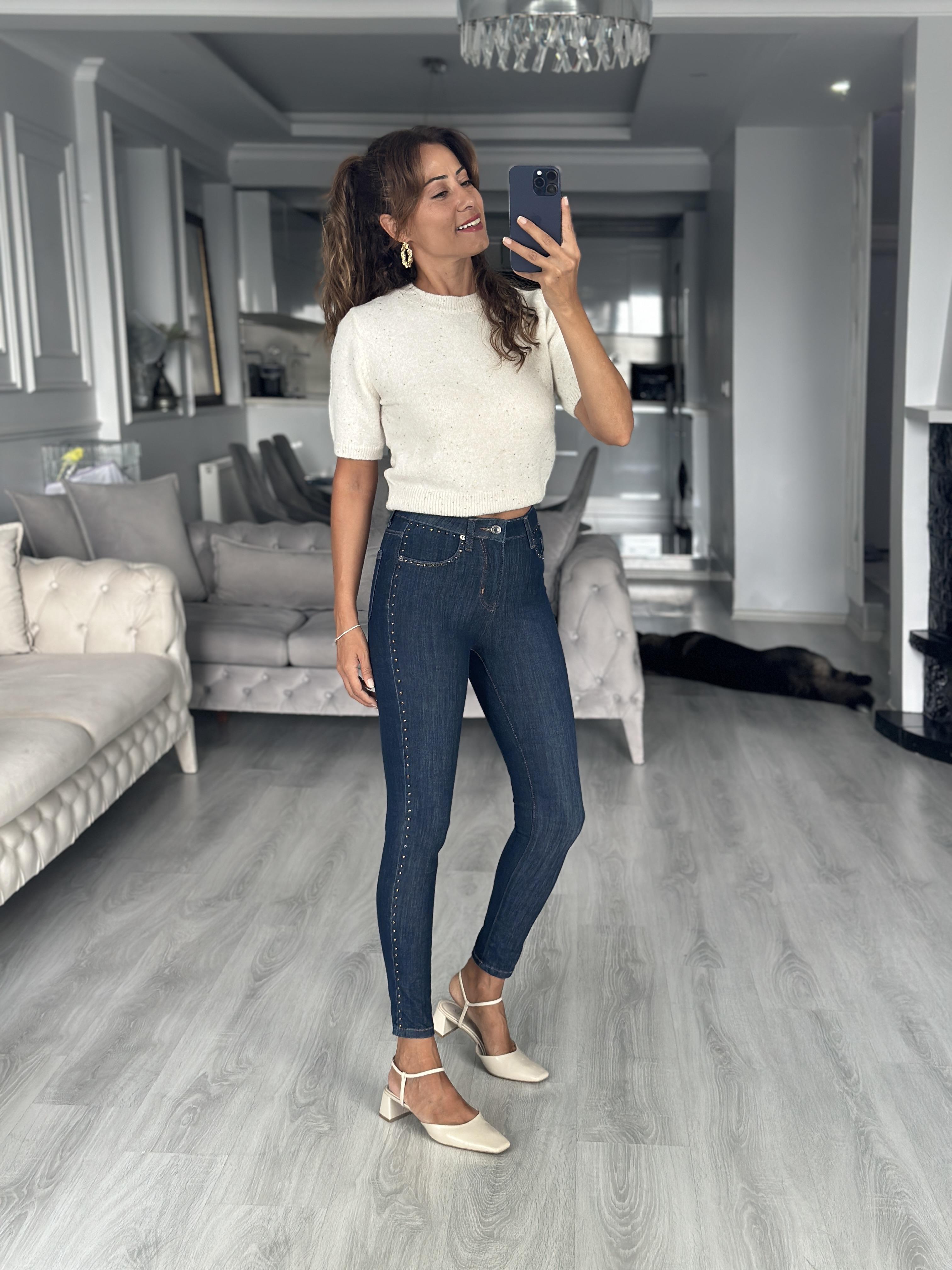Mavi Troklu Mira Skinny Kadın Jean Pantolon