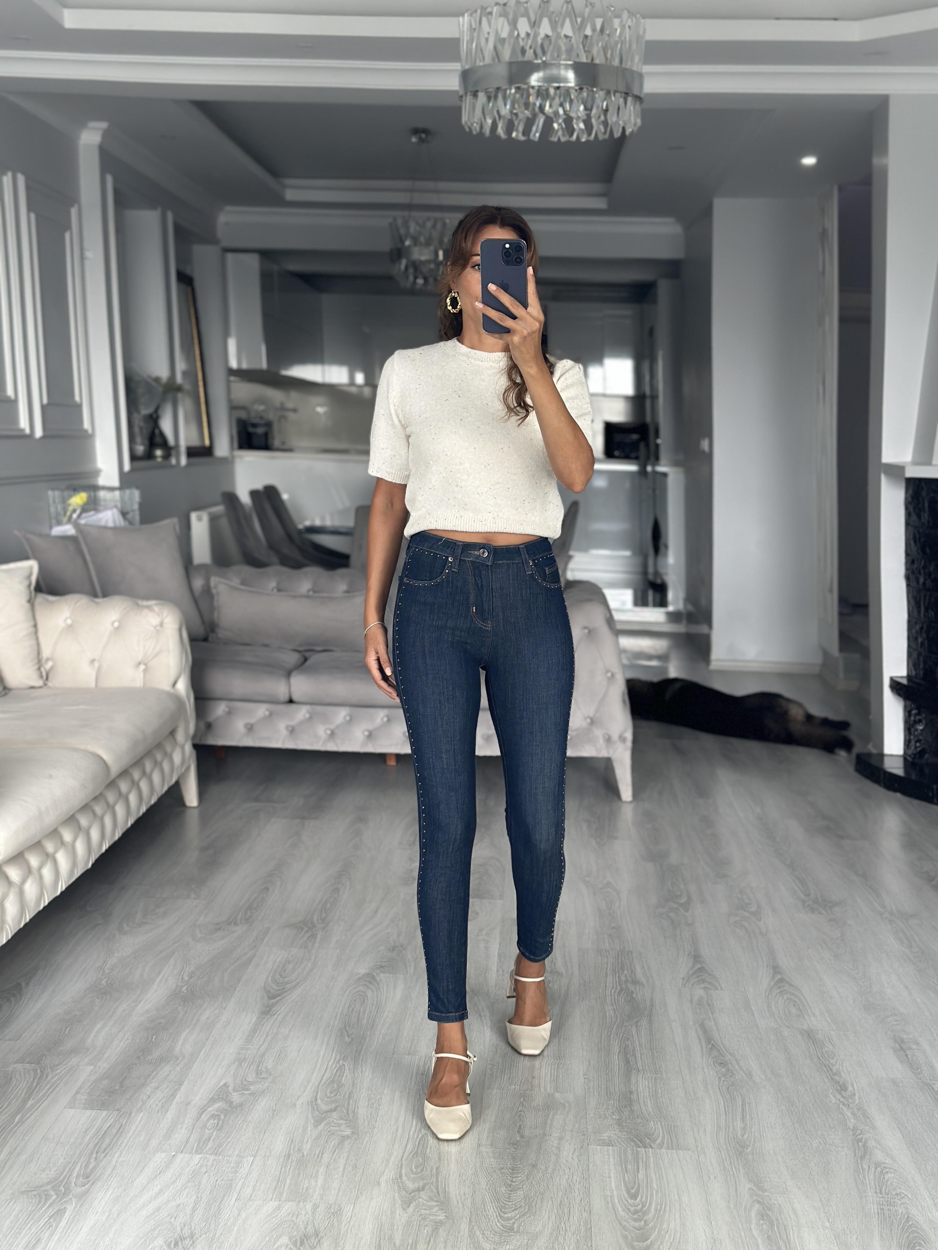 Mavi Troklu Mira Skinny Kadın Jean Pantolon