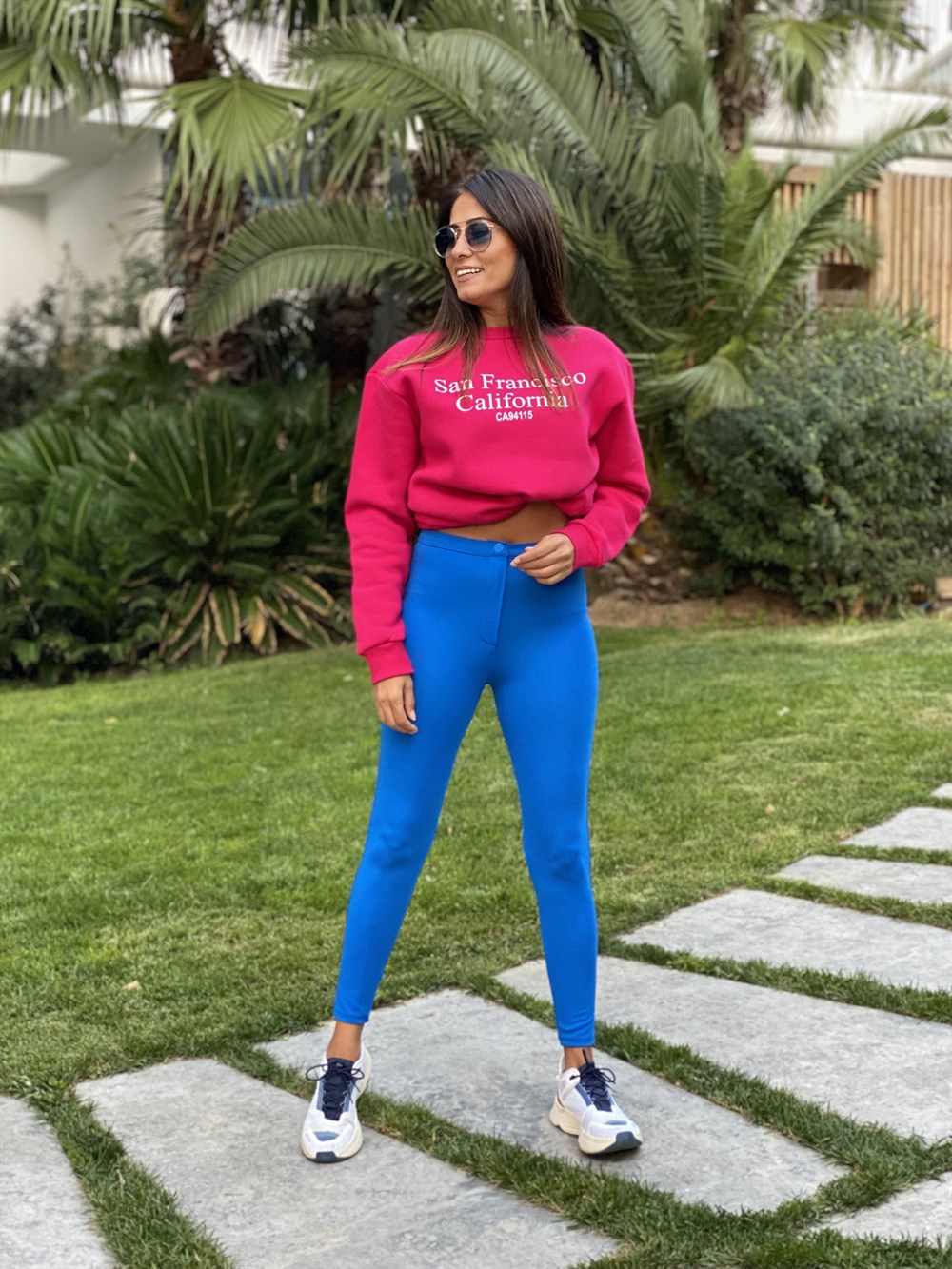 Saks Arka Cepli Nano Fit Kadın Pantolon