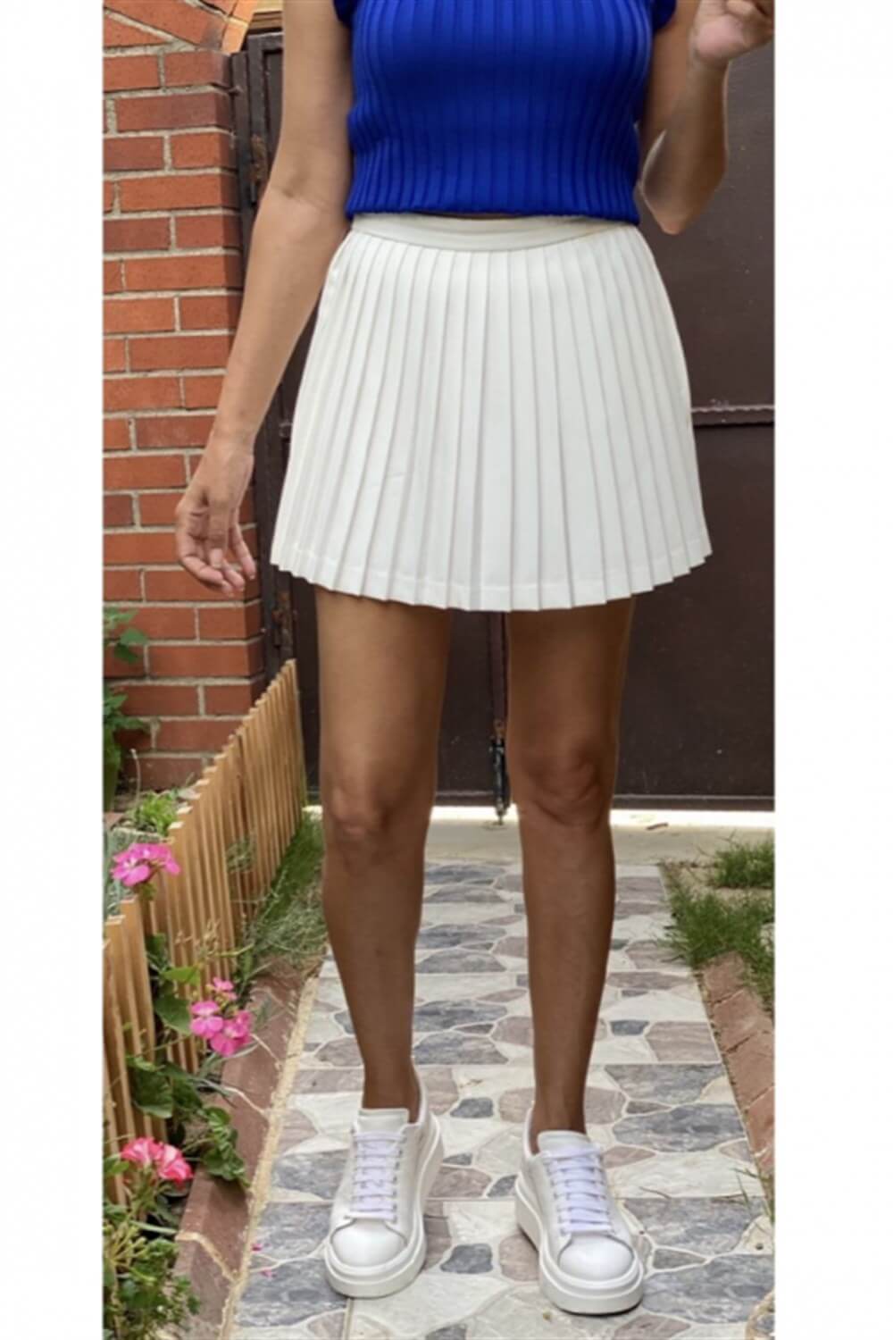 Saks Fırfır Triko Atlet