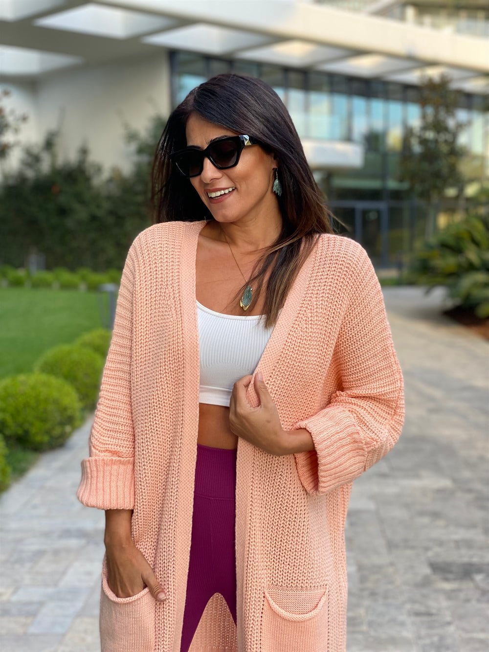 Somon Yarasa Kol Cepli Hırka