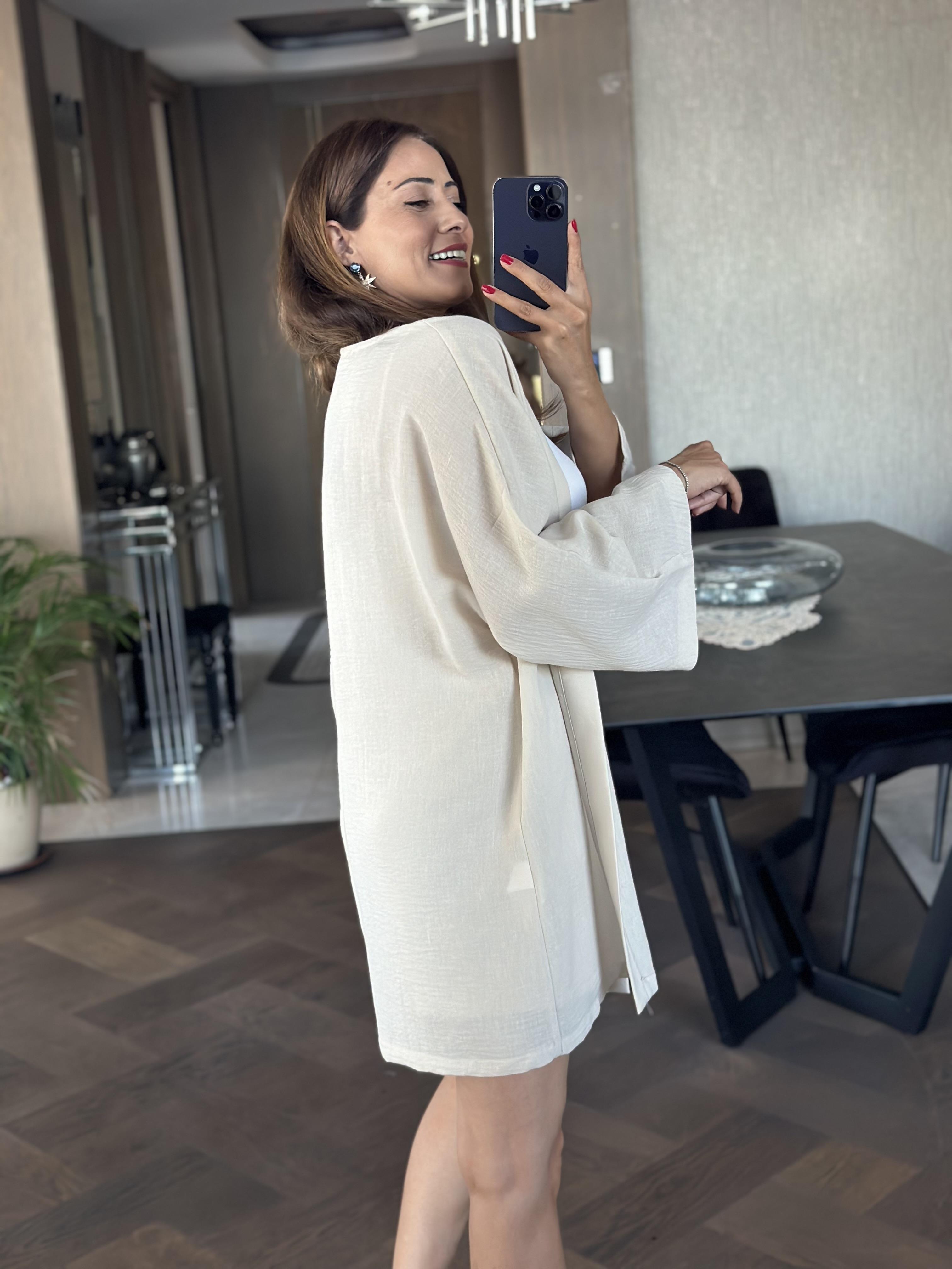 Taş Aerobin Şortlu Kimono Kadın Alt Üst Takım