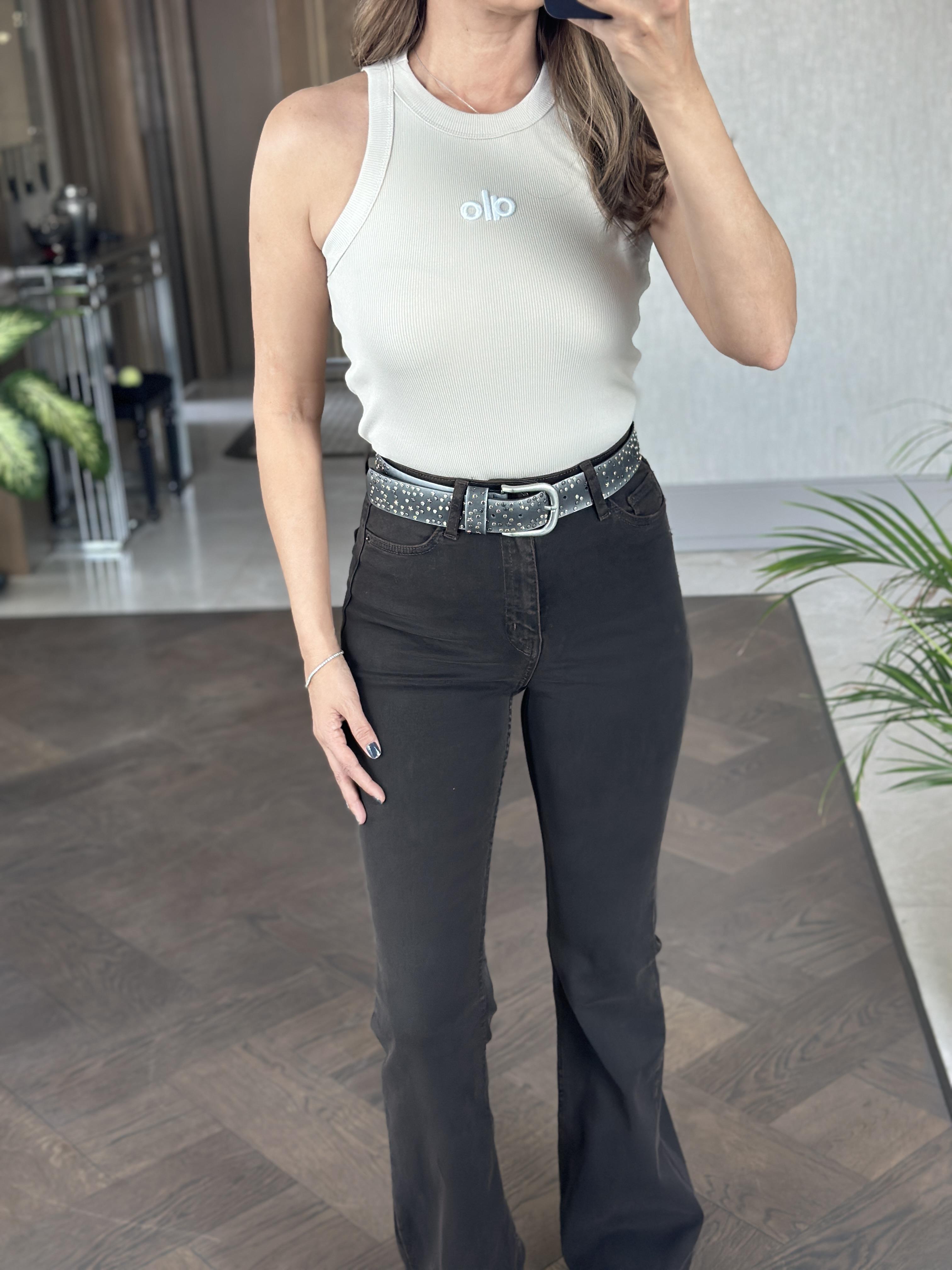 Taş Kabartma Logolu Halter Yaka Kaşkorse Kadın Body