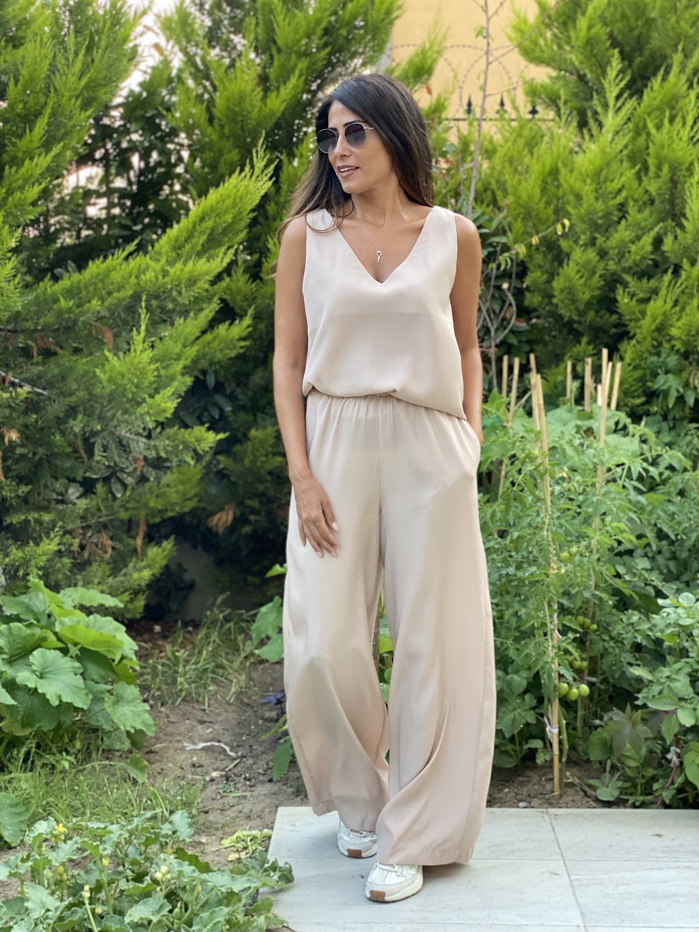 Vizon İpek Atletli Salaş Kadın İkili Takım