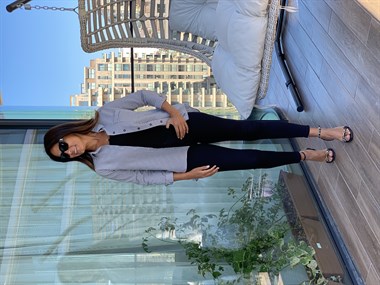 Siyah Çizgili Gofre Kadın Gömlek