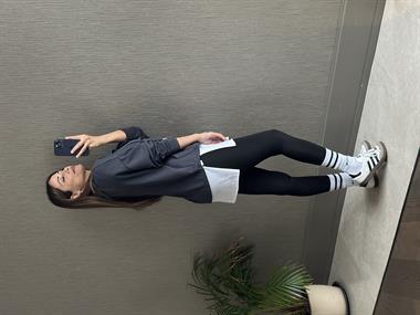 Antrasit Kapüşonlu Yarım Fermuarlı Kanguru Cep Modal Kadın Sweatshirt